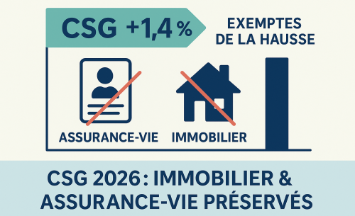 Hausse de la CSG : limmobilier et lassurance vie exemptes ? - Image 2