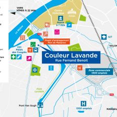 Programme immobilier couleur lavande - Image 1